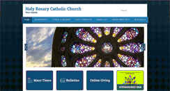 Desktop Screenshot of holyrosaryseattle.org